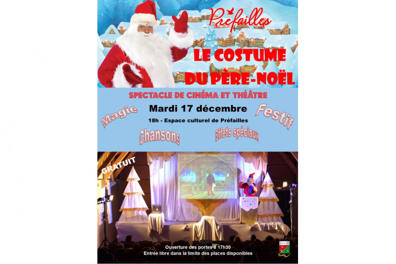 Spectacle de Noël : le costume du Père Noël