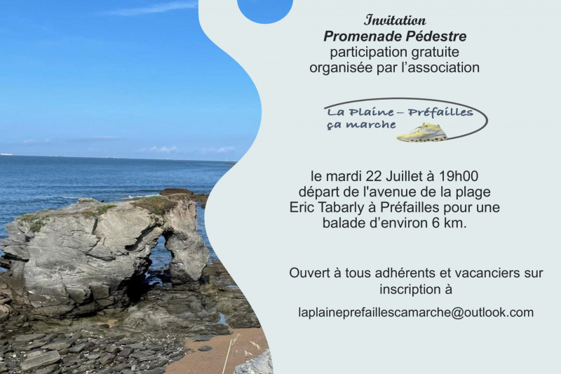 randonnée pédestre association la plaine préfailles ça marche destination pornic balade 6 km