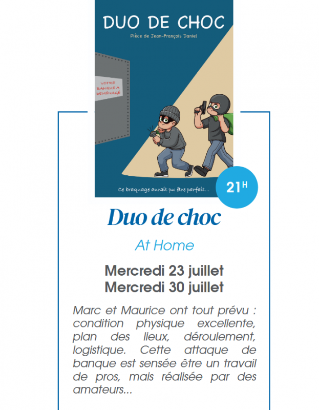 Duo de choc - Les arts vivants de Pornic