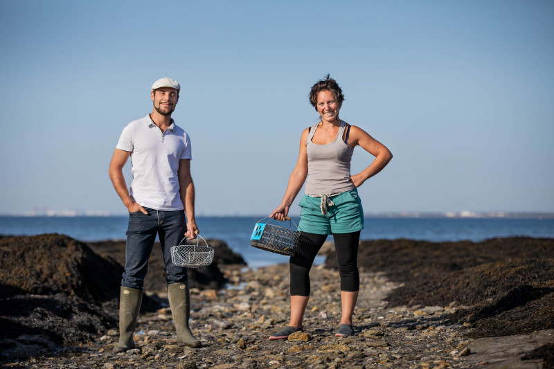 groupe sortie peche à pied autocariste seminaire teambuilding plage bord de mer pornic