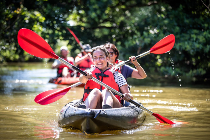 pornic sortie kayak fluvial pagaie randonnée canal balade nature séjour avec hôtel