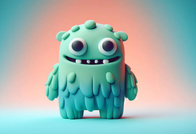 Exploration créative - atelier enfant 4 à 7 ans - Monstre rigolo