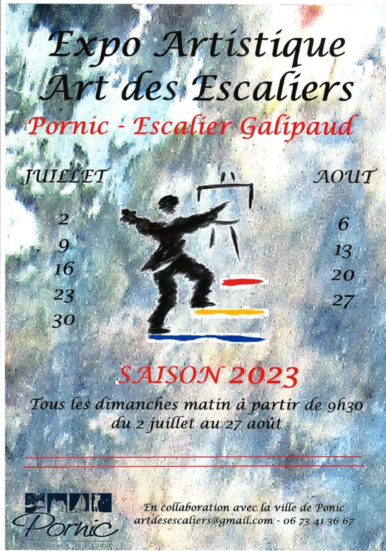 EXPO ARTISTIQUE ART DES ESCALIERS PORNIC