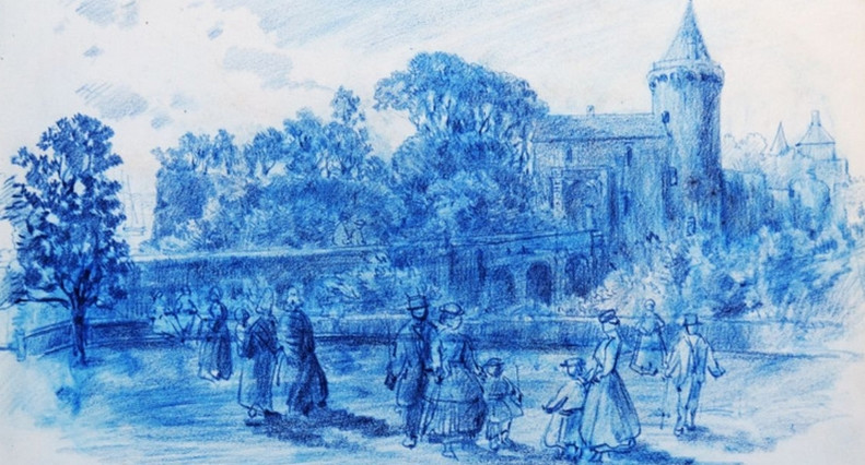 EXPOSITION: BARON OLIVIER DE WISMES PORNIC  DESSINATEUR