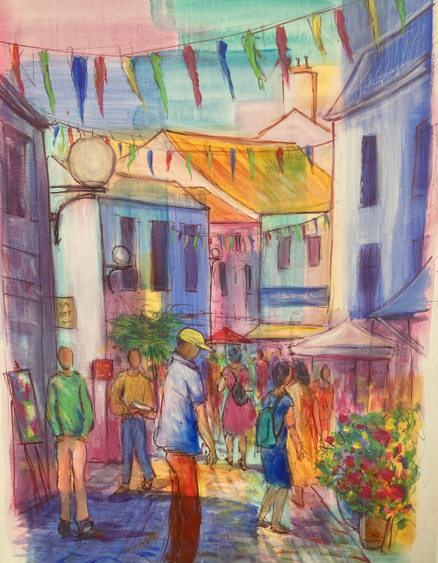 Exposition de l'artiste: de Viviane Bibaut pornic