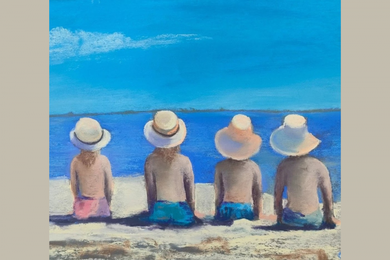 Ausstellung von Marie Fouquet: Pastellzeichnungen und Gemälde – „Destination Pornic“