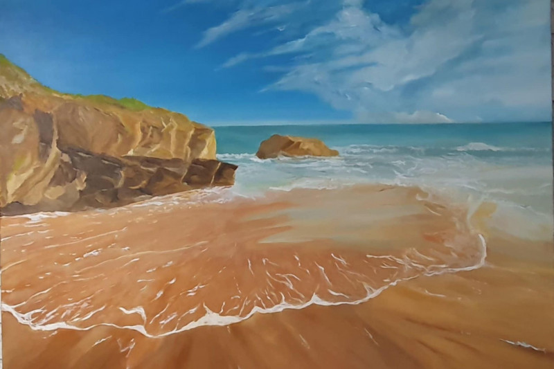 Exposition de peintures à l'huile et à l'acrylique