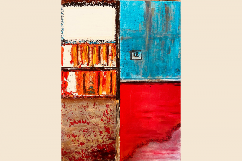 Exposition de peintures de Frederik Mispelblom : Peintures papillonnes