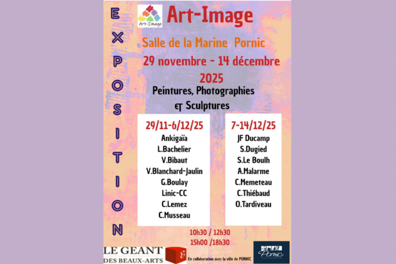 Exposition de peintures, sculptures, photographies: art-image pornic