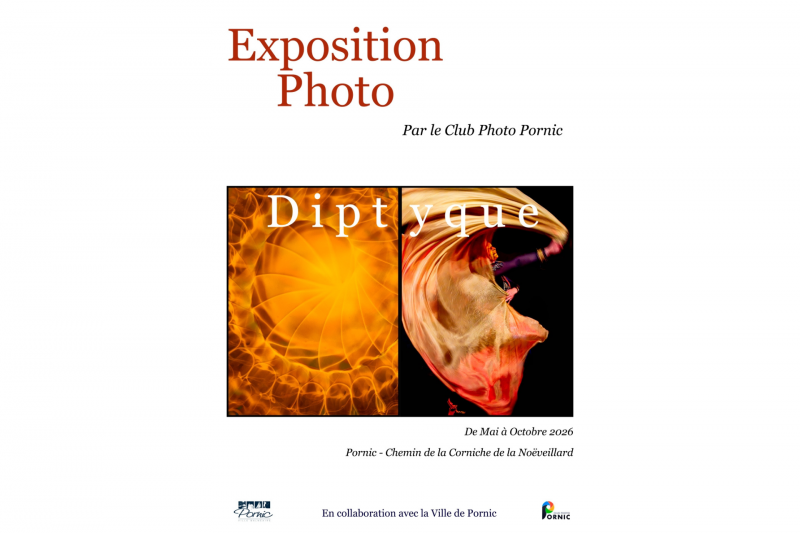 Exposition de photographies en extérieur : Diptyque chemin Noëveillard Destination Pornic