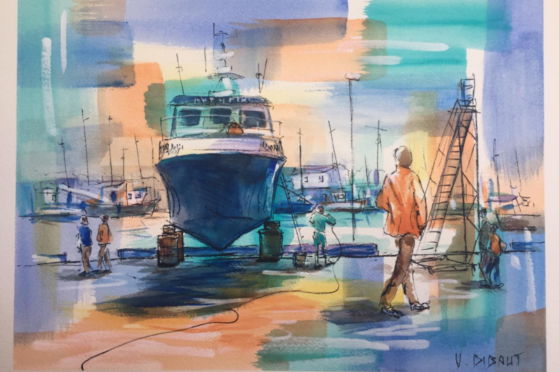 Exposition de Viviane Bibaut : peintures