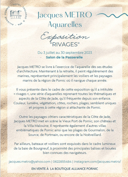 EXPOSITION JACQUES METRO PORNIC
