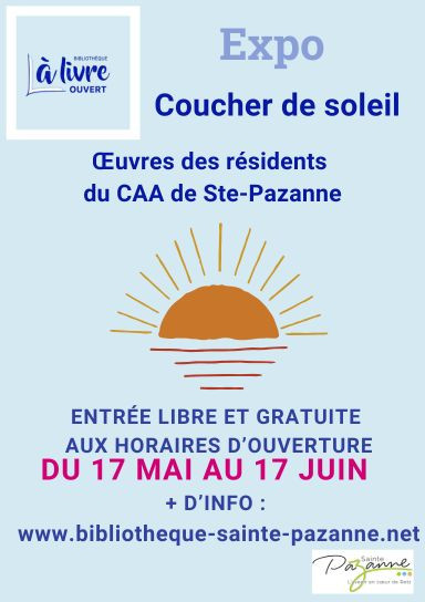 Exposition peintures - Coucher de soleil