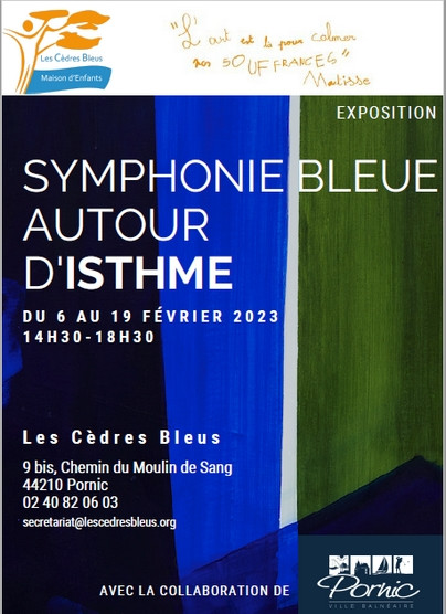 EXPOSITION SYMPHONIE BLEUE AUTOUR D'ISTHME PORNIC