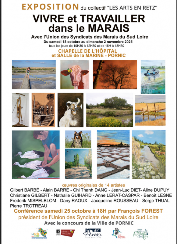 Exposition: vivre et travailler dans le marais pornic