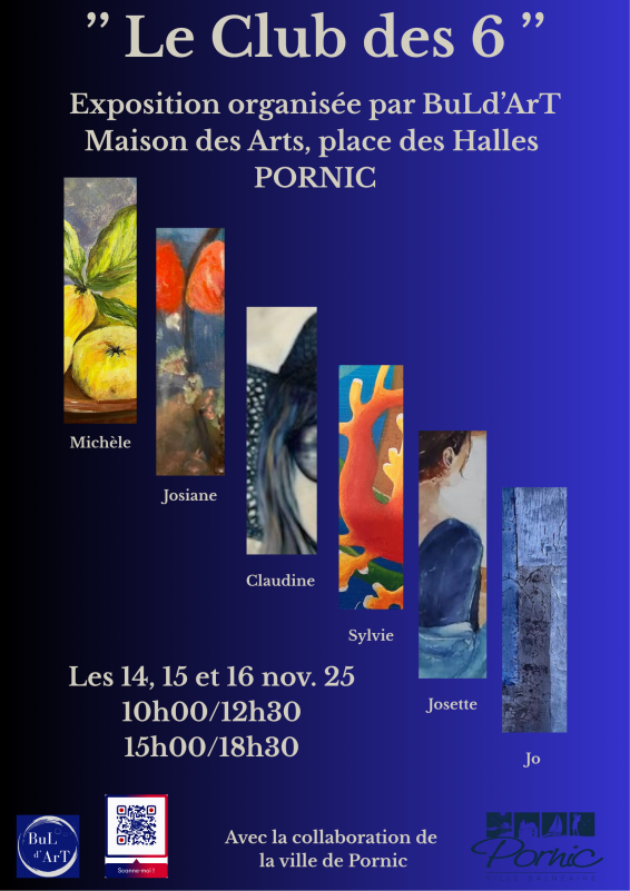 Expostion de peintures, acryliques, huiles et aquarelles