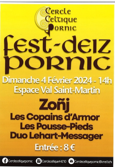 Fest Deiz par le Cercle Celtique de Pornic Zonj les pousse-pieds duo Lehart Messager