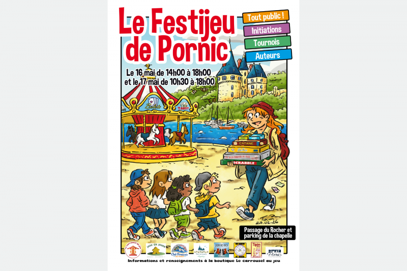 Festijeu: Messe und Festival für Familienbrettspiele – Reiseziel Pornic