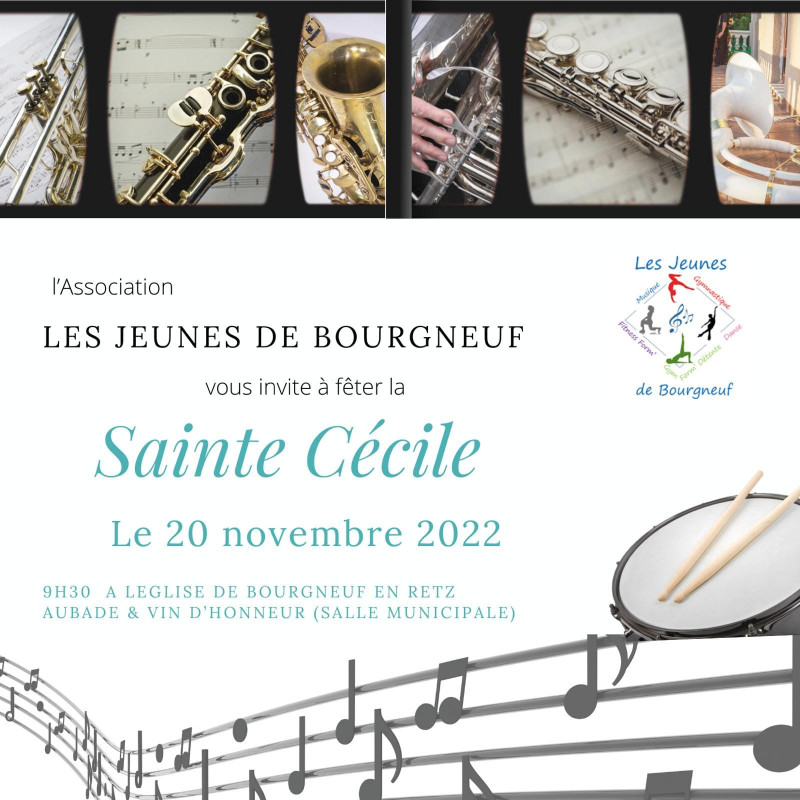 fête de la sainte cécile, fête de la sainte cécile pornic, fête de la sainte cécile pays de retz, fête de la sainte cécile bourgneuf, fête de la sainte cécile villeneuve en retz, fête de la sainte cécile bourgneuf en retz, fête musicale pornic