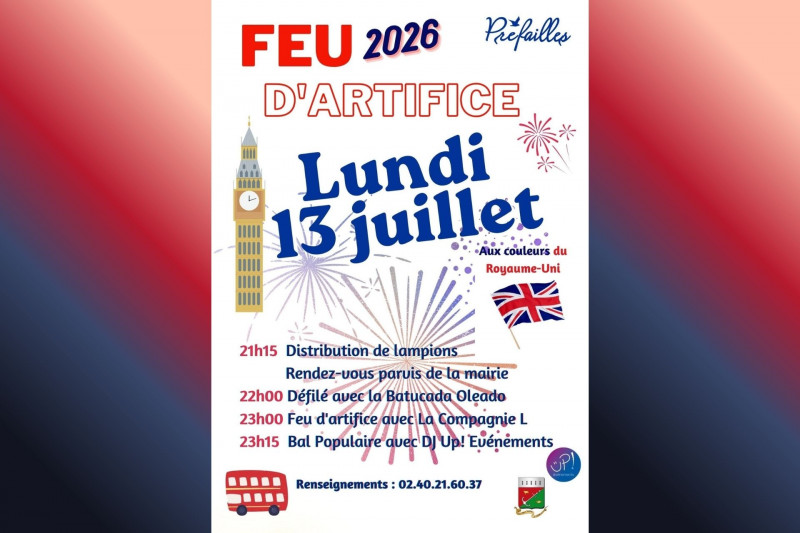 Fête nationale à Préfailles