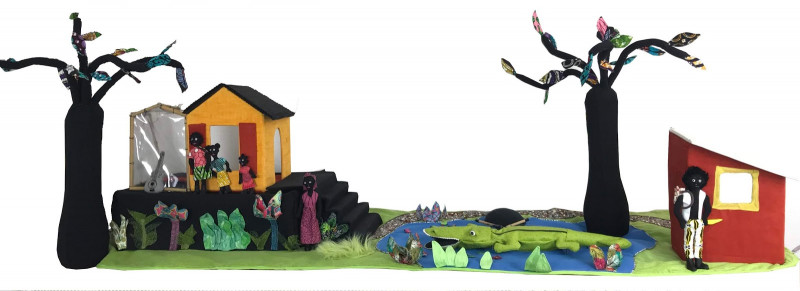 Fillettes et gros alligator lecture animée animations bibliothèque arthon chaumes en retz