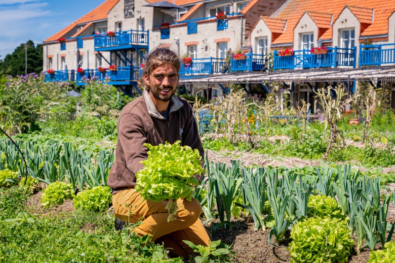 visite potager, visite permaculture, visite potager la fontaine aux bretons, jardin destination pornic, atelier nature pornic