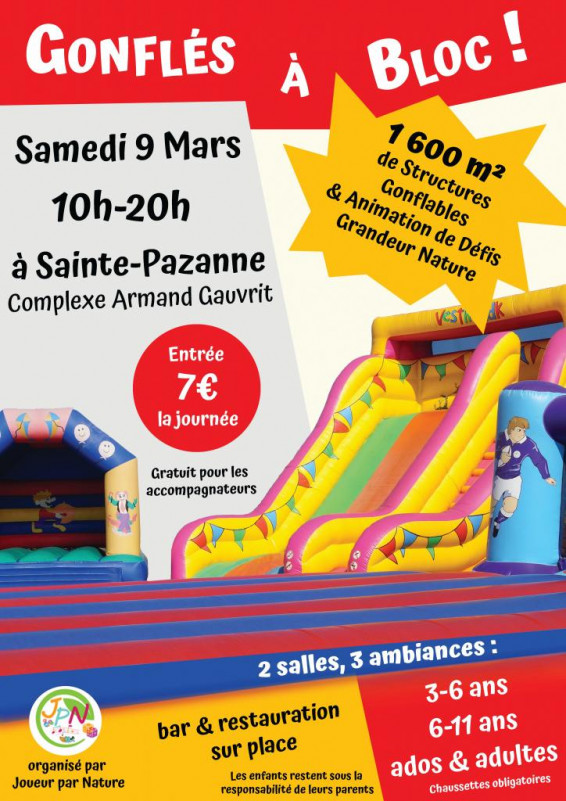 Gonflés à bloc - structures gonflables pour enfants