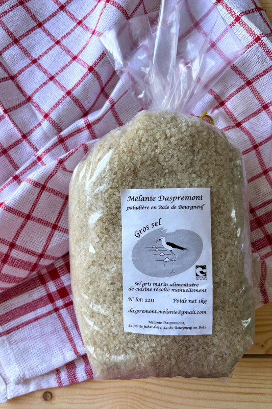 Gros sel Mélanie Daspremont paludier cuisine Pornic Loire-Atlantique