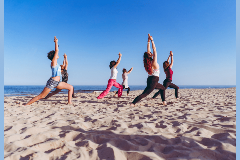 Hatha Yoga sur la plage Ritama Destination Pornic