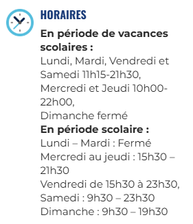 Horaires Exitime