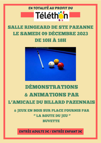 JOURNÉE BILLARD