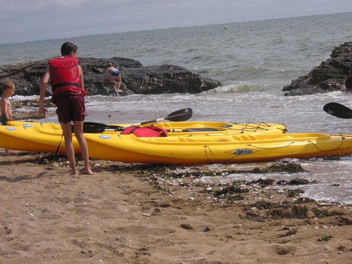 Fun Club de la Joseliere, kayak rentals, kayaking, beach	