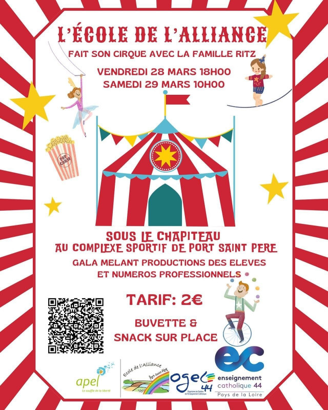 L'école de l'Alliance fait son cirque