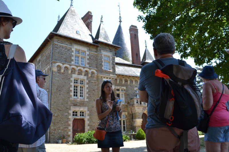 L'histoire du château de Pornic depuis ses cours avec Andréa