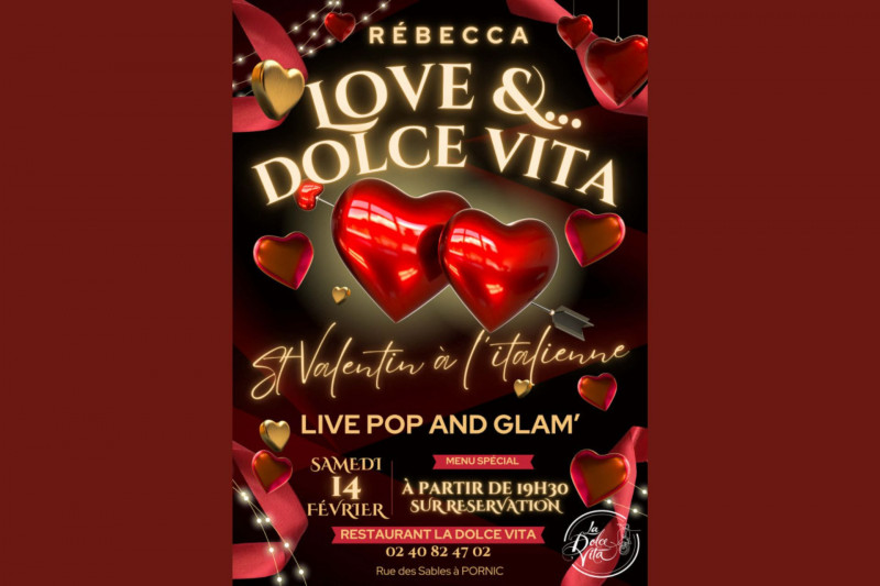 La Dolce Vita - Menu de Saint-Valentin 2026