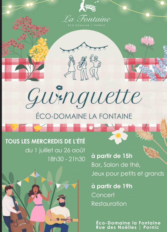 La guinguette à l'Eco Domaine la Fontaine pornic 2026