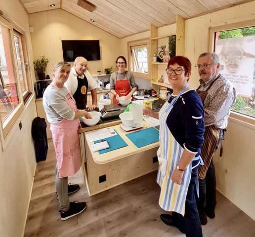 La maison de l'alimentation itinérante atelier tiny house