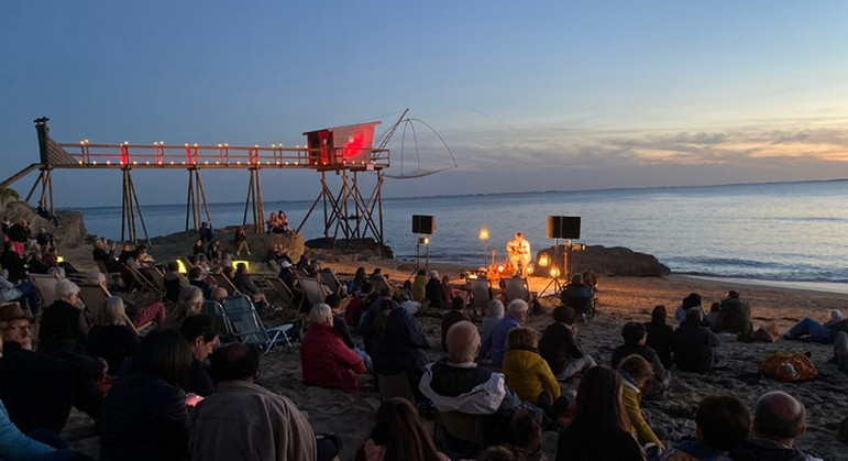 LA ROUTE DES PÊCHERIES PORNIC 2023  ILLUMINATIONS MINI CONFÉRENCES MUSIQUE CONCERT POÉSIE