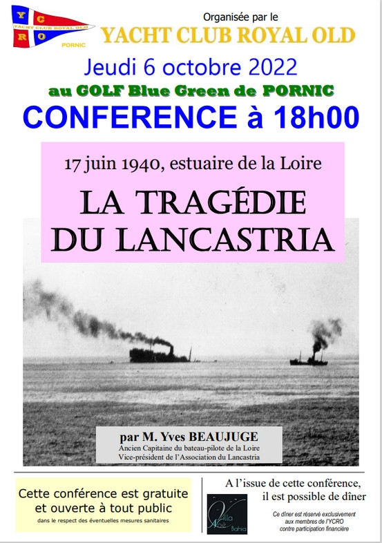 LA TRAGEDIE DU LANCASTRIA PORNIC YVES BEAUJUGE