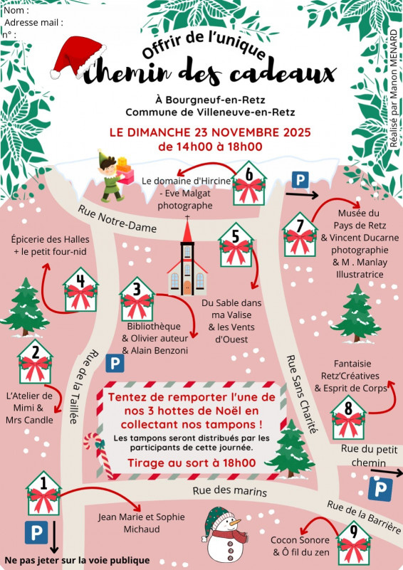 Le chemin des cadeaux