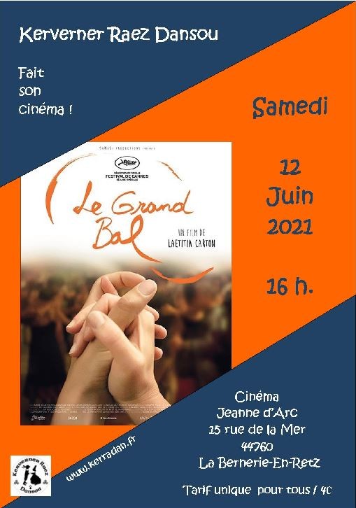 LE GRAND BAL, cinéma, la bernerie-en-retz, destination pornic, projection, association