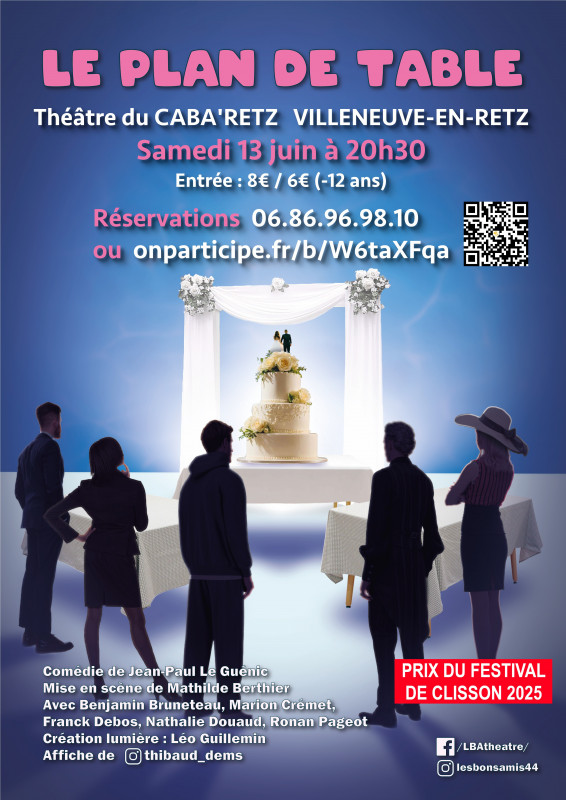 Le plan de table - Comédie de Jean Paul Le Guédic