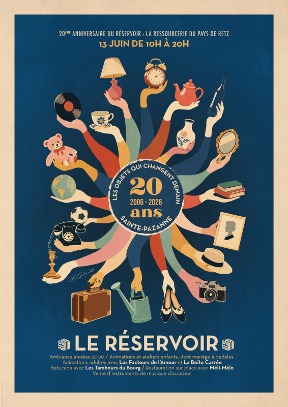 Le Réservoir - La Ressourcerie du Pays de Retz fête ses 20 ans!