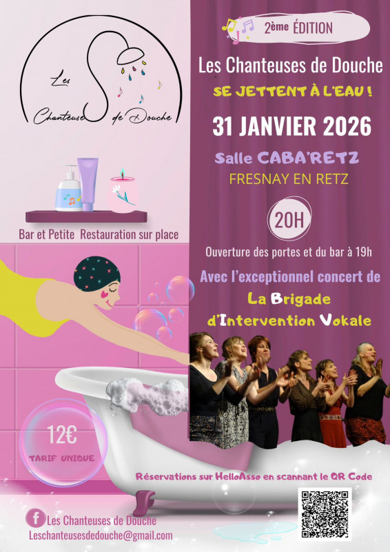 Les chanteuses de douche se jettent à l'eau