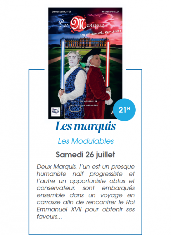 Les marquis- Les arts vivants de Pornic
