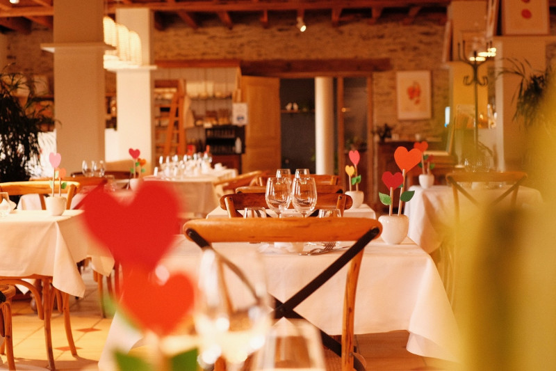 Les Tables de la Fontaine - Eco-Domaine La Fontaine - Menu de la Saint-Valentin 2025