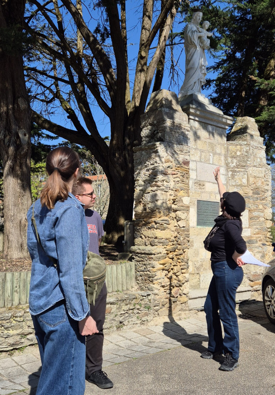 Les vestiges de l'église Madame
