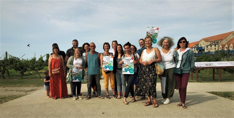 Marché à la ferme de l'Eco Domaine Pornic producteurs locaux artisans du pays de retz