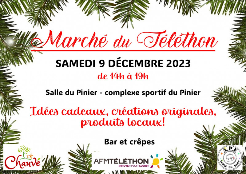 Marché au profit du Téléthon