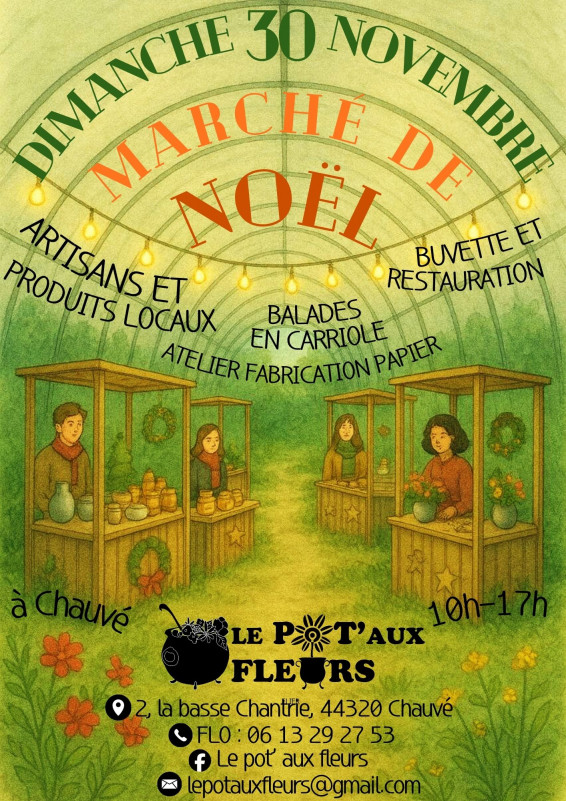 Marché de Noël au Pot'aux fleurs chauvé